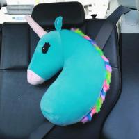 Almohada De Cojín De Peluche Suave Dibujos Animados Caballo Juguete Para Niñas Regalo De Cumpleaños Muñeco De Unicornio Kawaii Almohada De Hombro De Coche - details 15