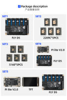 Placa Motherboard Mellow Klipper/Marlin Firmware 5 Ejes FLY D5 Para 3D Printer Con Motor Driver TMC2209 UART Para Ender 3/5 Voron0.1/0.2 - details 14
