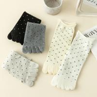 3 Pares De Calcetines De Dedos Para Mujer Con Patrón De Puntos Calcetines De Algodón De Alta Calidad De Media Pierna Con Dedos Separados - details 16