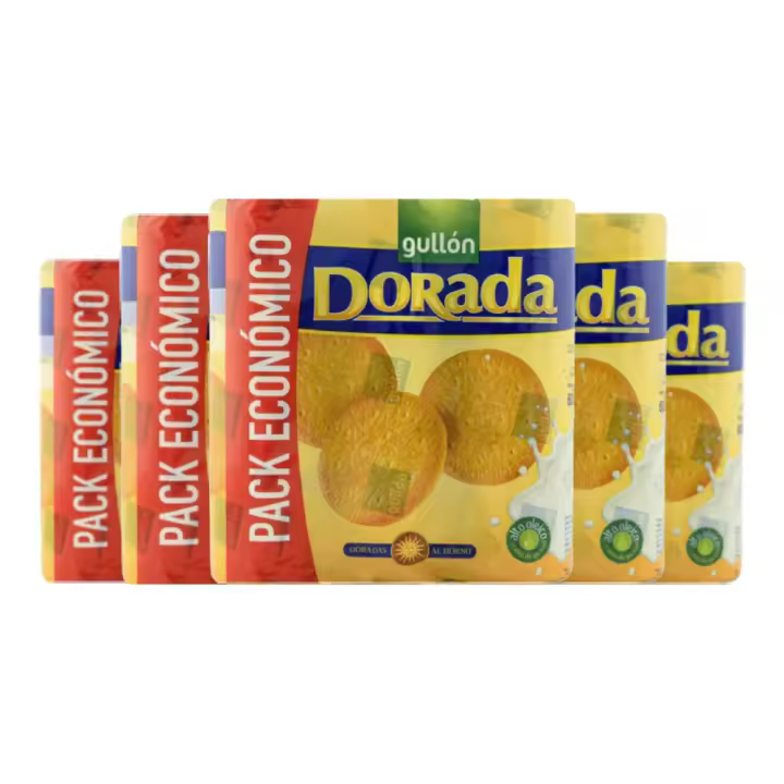 Galletas María Gullón Dorada 3x200 g x 5 packs. Total 3 kg. - 1