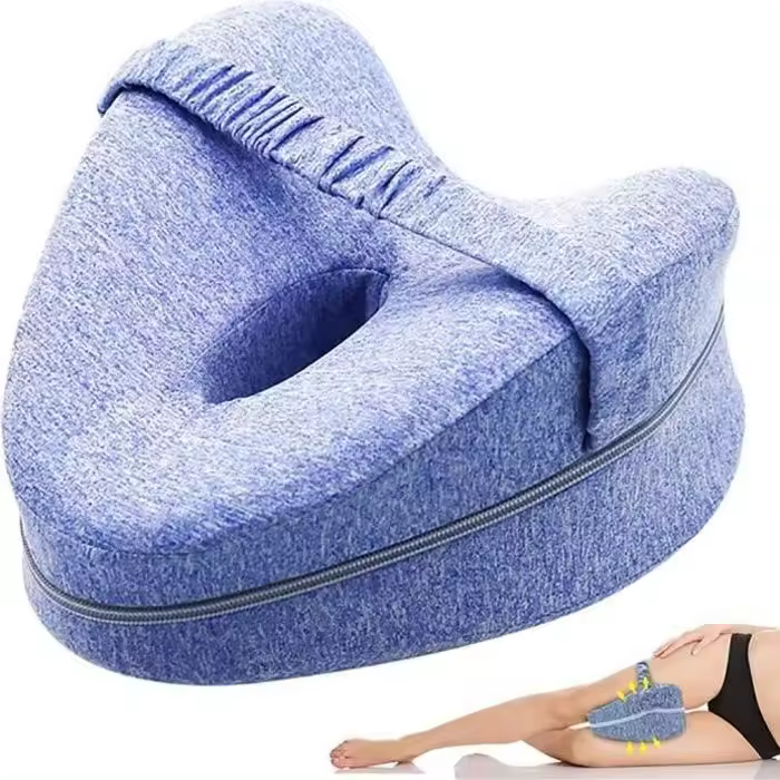 Almohada ortopédica - The Relief - Rodilla - Espuma viscoelástica - Comodidad media - Asimétrica - 1