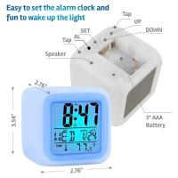 Reloj de Alarma Digital para Viajes con Pantalla de Noche LED y Función Snooze para Niños y Niñas en Dormitorio y Escritorio Pequeño - details 4