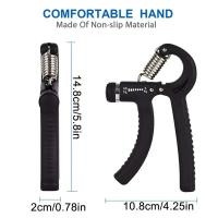Entrenador De Fuerza De Agarre LHU Resistencia Ajustable Squeezer De Mano Para Construcción Muscular Y Recuperación De Lesiones - details 1