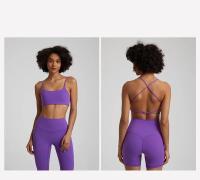 Sujetador De Yoga Para Mujer SHINBENE Super Nube Con Escote En V Espalda Cruzada Y Sin Costuras Almohadillado Deportivo Transpirable - details 25
