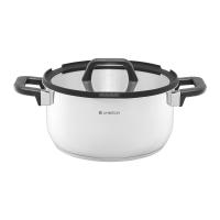Ambition Batería de Cocina Antiadherente de Acero Inoxidable | 7 Piezas, 3 Ollas con 3 Tapas de Vidrio Templado con escurridor y 1 cacerola Juego de ollas para Todas las Cocinas, Incluso Inducción | Apto para el horno - details 2