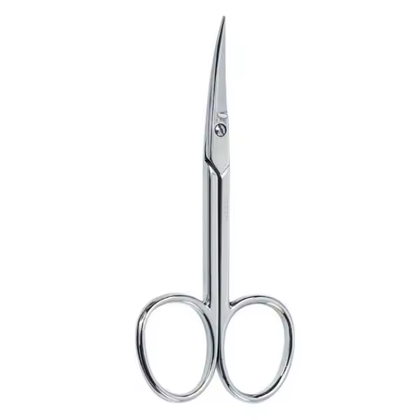 BETER Tijera Manicura Pieles Curva Cromada Tijeras curvas para Manicura - 1