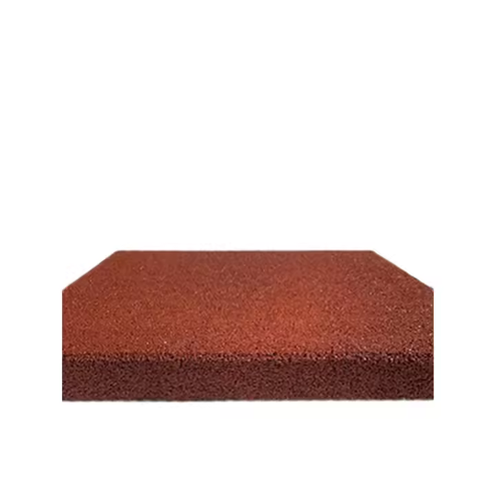 JARDIN202 - Loseta de Caucho Roja - 40 mm 50x50 - 1