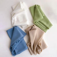 Pañuelo De Mujer IROJEFF De Seda Poliéster 2025 Hijab De Lino Premium Maxi Wrap Estilo Elegante Color Sólido Protección Solar - details 0