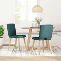 vidaXL Sillas de comedor 2 uds tela en color Gris nube/Crema/Lino y más | cómodas modernas ergonómicas para comedor cocina salón hogar - details 8