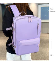 Mochila de viaje unisex de nailon con cremallera, multifuncional, de gran capacidad y con múltiples compartimentos, ideal para parejas. - details 13