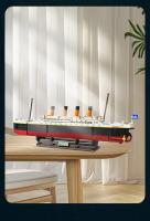 Bloques De Construcción Titanic 1881PCS Barco De Lujo Que Se Hunde Con Luces Para Decoración De Escritorio Juguetes DIY Para Niños Regalos De Vacaciones - details 10
