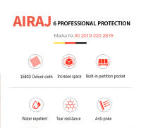 Bolsa De Herramientas AIRAJ Para Electricistas Y Carpinteros Multifuncional Portátil De Tela Gruesa Para Instalación Y Mantenimiento - details 3