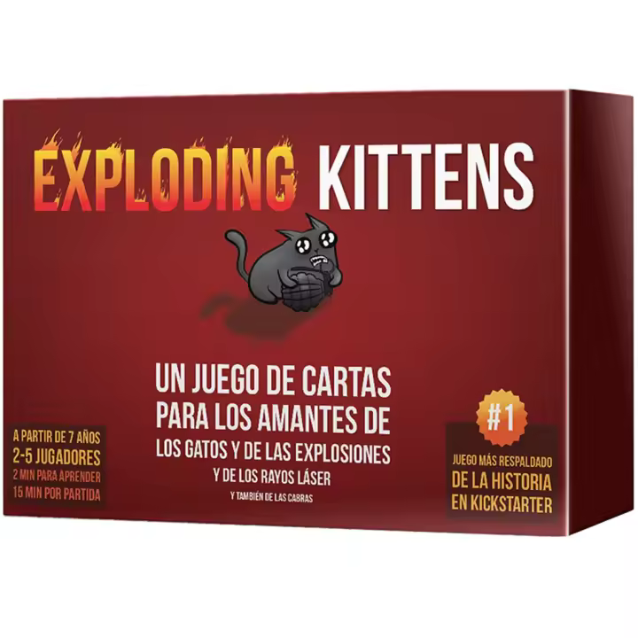 Juego de mesa exploding kittens pegi 7 - 1