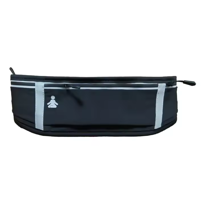 Riñonera FITPADDY Fitbelt, resistente al agua, ajustable (64-120cm) 3 compartimentos, detalles reflectantes - 1