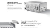 Oficial | Xiaomi Aluminum Frame Luggage, Marco de aleación de aluminio serie 6000, Desbloqueo con una pulsación, Esquinas protectoras de aleación de zinc - details 4