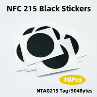 Etiquetas Adhesivas NFC NTG215 25MM 504 Bytes Negro 10/50/100pcs RFID 13.56MHz Para Automatización Personal Acceso Control - details 6
