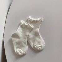 5 Pares De Calcetines Infantiles Coreanos Con Estilo Flare En Algodón Sólidos Para Niñas Calcetines Cortos En Tubo Para Niños - details 7