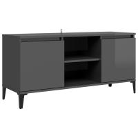 vidaXL Mueble de TV con patas de metal 103,5x35x50 cm, Mueble de Salon, Mueble TV, Mueble TV salon, Mesa de TV, Mueble tele - details 10