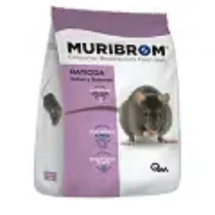 Quimunsa Muribrom Raticida Bloque Brodifacoum 200 gr - 1
