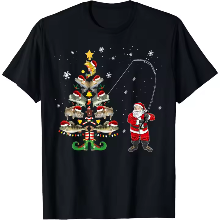 Camiseta de Manga Corta, 100% Algodón, Ropa Unisex para Hombres y Mujeres en 5 Tallas, Camiseta Negra, Cuello redondo con estampado. - 1