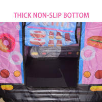 Carpa De Juego Para Niños Y Niñas Interior Ice Cream Con Piscina De Bolas Oceánicas Plegable Casa De Juegos Para Princesas Material De Poliéster Edad Recomendada 0-3 Años - details 1