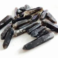 Piedra Natural De Smokey Quartz Espécimen De Punto De Cristal Lemurian Para Energía Hechizos Reiki Decoración Del Hogar Mineral De Piedra Cruja - details 2