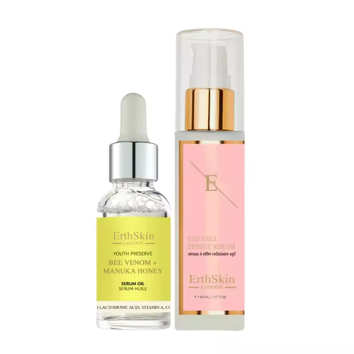 ErthSkin London Aceite de suero de veneno de abeja + miel de Manuka 30 ml + SERUM EGF CELL EFFECT 60 ml - 1
