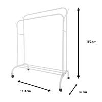 Perchero Burro Premium Maxi 1 Stand Nyana Home 152x110x56cm Blanco - details 6