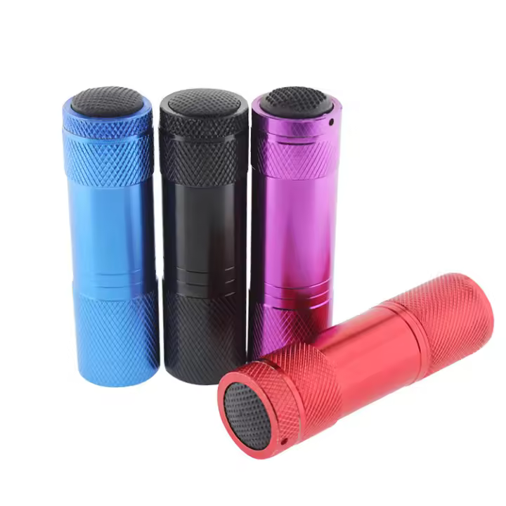 Mini linterna LED, superbrillante, 100 LM, mini linternas, colores surtidos, los mejores mini regalos para niños, hombres y mujeres,Linterna Recargable - 1