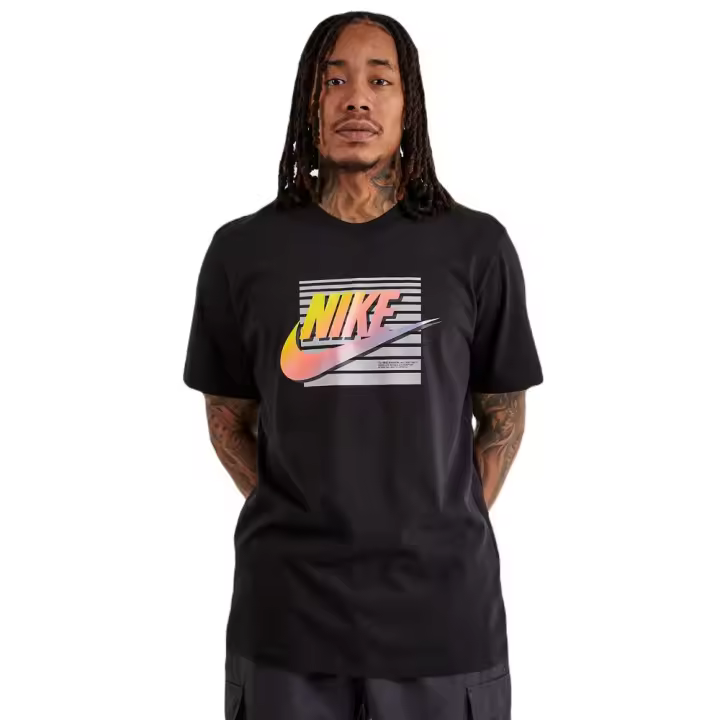 Camiseta Nike M Nsw 6Mo Futura Negro T Shirt Fq7995-010 - 1
