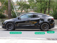 LUCKEASY Guardabarros Traseros Para Tesla Model Y 2020-2024 Kit De Faroles De Barro Accesorios De Modificación De Coche Material TPE - details 17