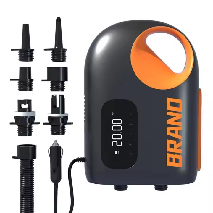 Inflador Eléctrico Inteligente 120W 12V Alta Potencia para Kayak, SUP, Bote Inflable y Aire Libre - Bomba de Aire Portátil con Presión Alta (Nuevo Modelo) - 1
