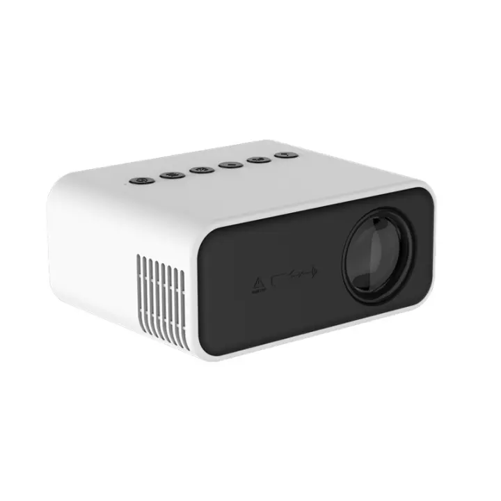 Proyector Bluetooth Full HD nativo, compatible con 24 lúmenes ANSI, corrección trapezoidal y zoom, adecuado para cine en casa PPT - 1