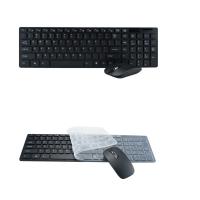Teclado y ratón inalámbricos 2,4G, Kit de ratón silencioso, teclado ultradelgado con película protectora para ordenador portátil y PC - details 3