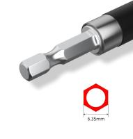 Soporte De Broca Magnético De Liberación Rápida 1/4 Hex Shank Para Taladro Eléctrico Brocas Extensión De Barra De 80/120/140MM Pack De 1/3PCS - details 6