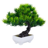 Planta Artificial De Bonsái Pequeña En Maceta Arbolado Falso Para Decoración De Jardín Y Habitaciones Estilo De Exhibición - details 5