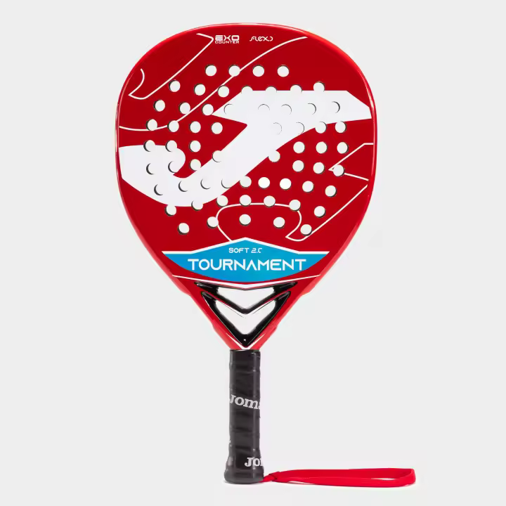 Pala Joma Tournament Soft 2025 Rojo/Blanco - pala de pádel - 1