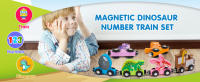 Juguetes De Tren De Madera Magnéticos Montessori Para Niños Set De Aprendizaje Temprano Con Animales Frutas Y Colores Juguete Educativo Para El Desarrollo Cognitivo - details 0