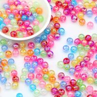 100pcs Perlas De Acrílico Imitación Con Agujero 6/8/10mm Colores Aleatorios AB Para DIY Joyería Hecha a Mano - details 2