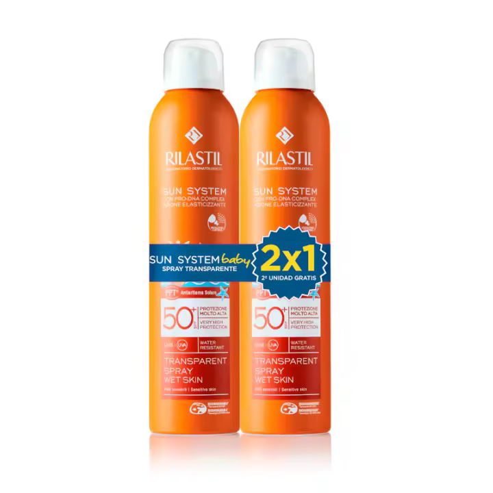RILASTIL SUN SYSTEM BABY SPF50 360º DUPLO 2 X  200 ML. - 1