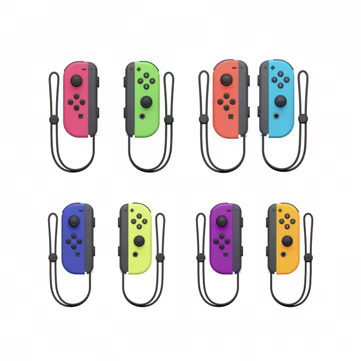 Mandos Joy-Con para Nintendo Switch con correas | Par Controles inalámbricos de alta precisión y respuesta rápida | Ideales para modo portátil, sobremesa y multijugador | Compatible con todos los modelos Switch y OLED - 1