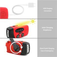 Radio Portátil Recargable Con Crank Solar AM/FM Para Supervivencia Con Batería Recargable Radio USB Linterna Y Lámpara De Lectura - details 23