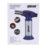 QBAK Soplete De Cocina Profesional Antorcha Butano Encendedor, Mini Culinario Soplete con Cerradura de Seguridad & Llama Ajustable para barbacoa Brulée Crema Cámping (Gas Incluido) - details 0