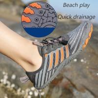 Zapatos acuaticos para hombre y Mujer, zapatillas transables de seco rápido para Nación, senderismo, Agua de Mar y Río, Unisex - details 2