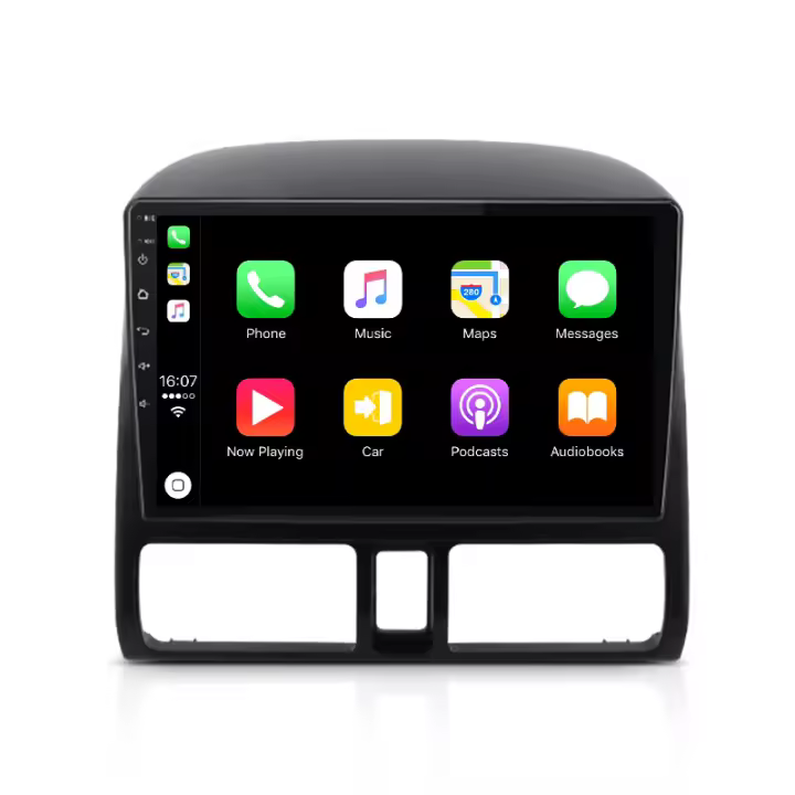 AWESAFE PX9 inalámbrico CarPlay Android Auto Radio para Honda CRV CR-V 2 2001 2002 2003 2004 2005 2006 coche reproductor multimedia GPS 2 din autoradio volante controles RDS Bluetooth - 1