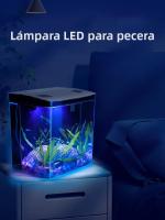 1PC Acuario Pequeño Para El Hogar Y Sala De Estar Acuario Ecológico Para Betta De Mini Tamaño Material Plástico - details 4