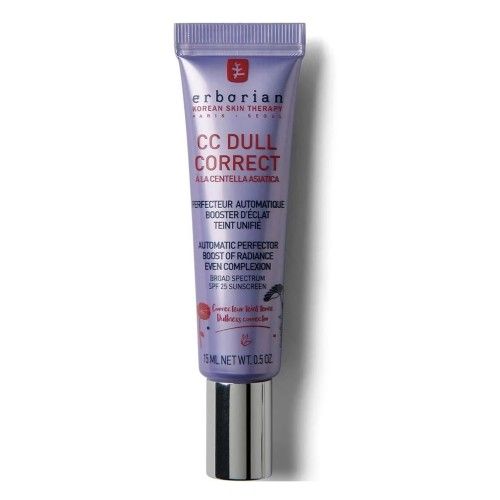 Erborian CC Dull Corrector Iluminador Tono Violeta SPF25+ 15 ml