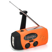 Linterna LED De Alta Potencia Con Generador De Manivela Y Radio AM/FM/NOAA Luz De Emergencia Con Recarga USB Y Energía Móvil - details 7