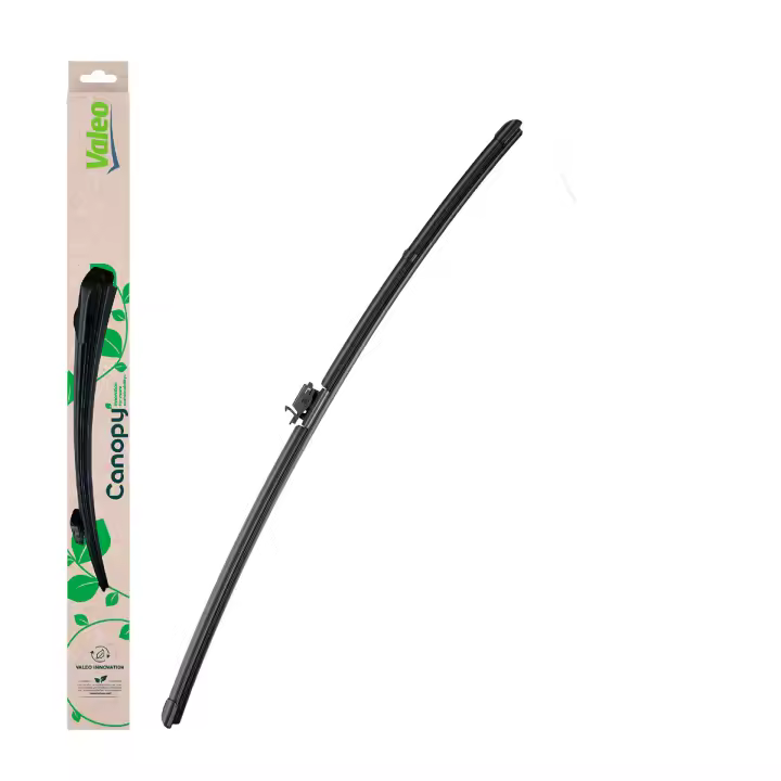 Valeo Canopy - CAN88 - Escobilla Limpiaparabrisas Plana Hecha Con Materiales Naturales Y Reciclados De Longitud: 650mm (Paquete x1) - Limpiaparabrisas Frontal - 1