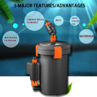 Filtro De Acuario Ultra-Silencioso 220V-240V Bomba Externa De Tanque De Pescado Barrelo Para Accesorios De Hierba Y Agua - details 1